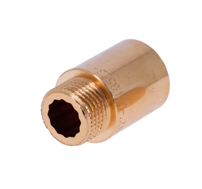 Удлинитель усиленный General Fittingss 3/4"х80 мм латунь (AKV-2600D8R058000A)