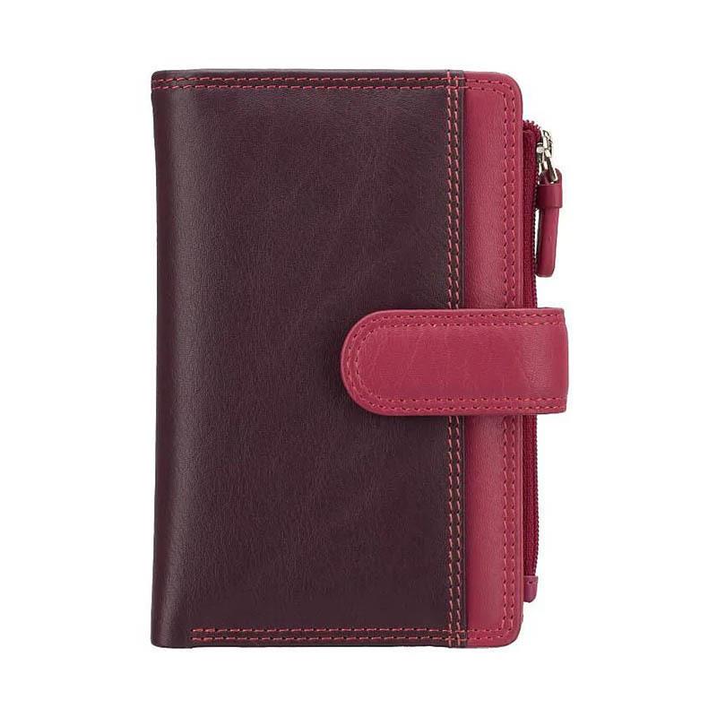 Кошелек женский кожаный Visconti RB97 Cayman Plum Multi (RB97 PLUM MULTI)