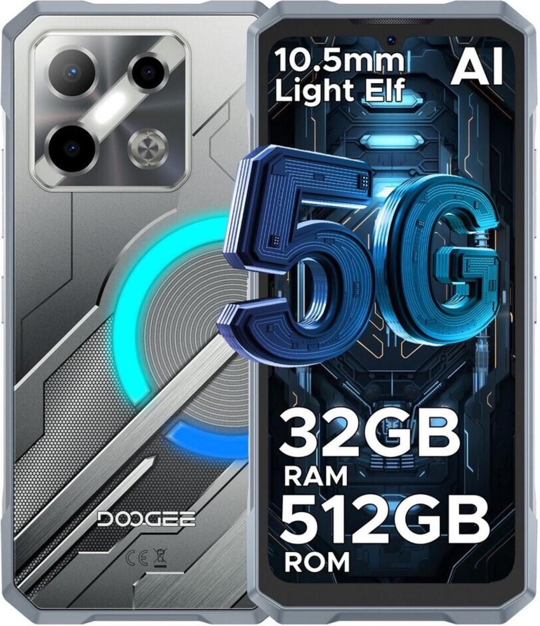 Смартфон Doogee Blade GT Pro 5G 12/512 Гб Global Version Silver (2745329343) - фото 2 Смартфон Doogee Blade GT Pro 5G 12/512 Гб Global Version Silver (2745329343) - фото 2