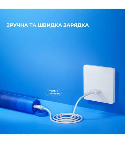 Электрическая зубная щетка Oclean Flow Sonic Electric Toothbrush Blue - фото 3