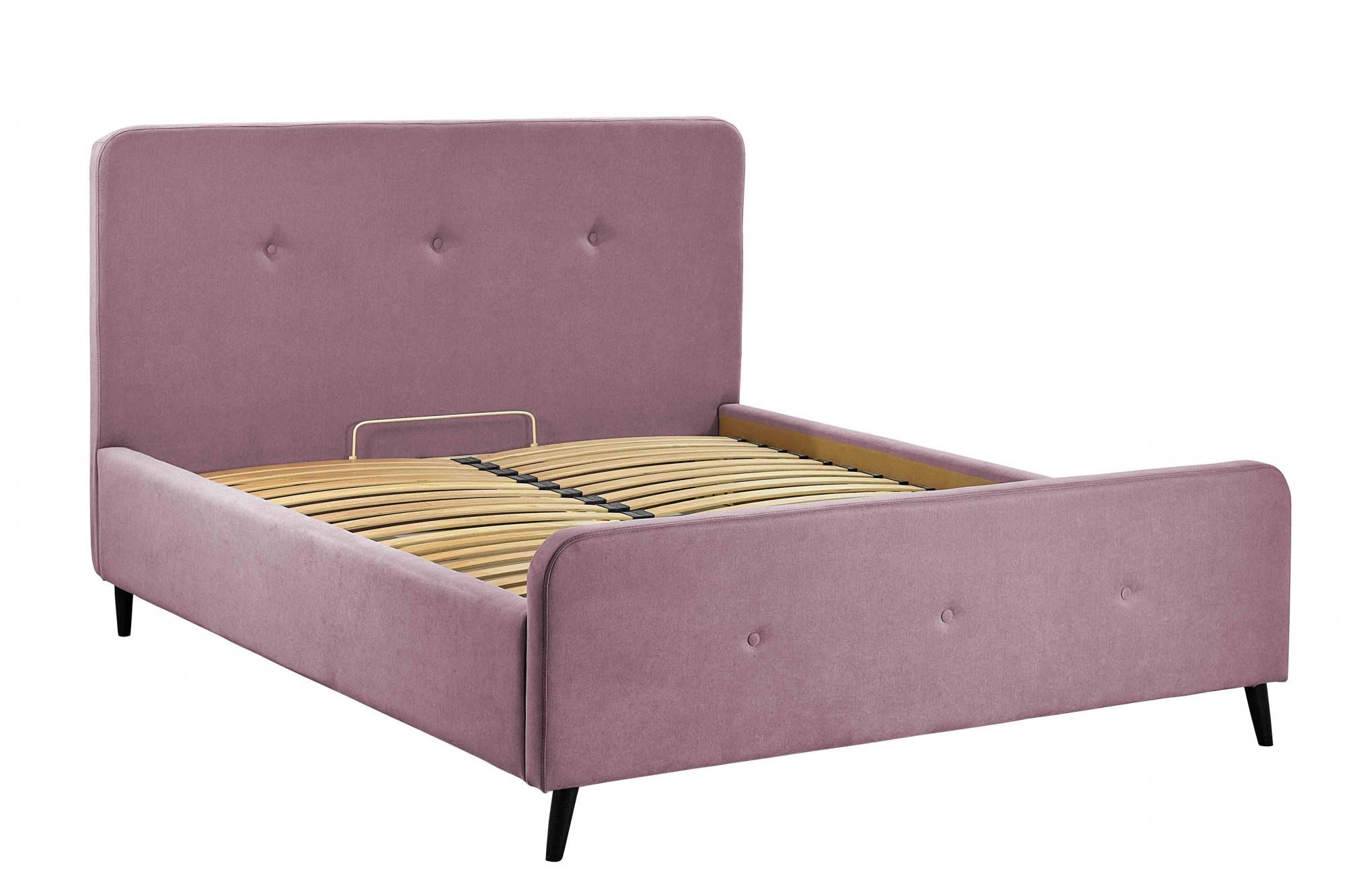 Кровать двуспальная Mishel Standart Wood Fibril 24 160х200 см Розовый