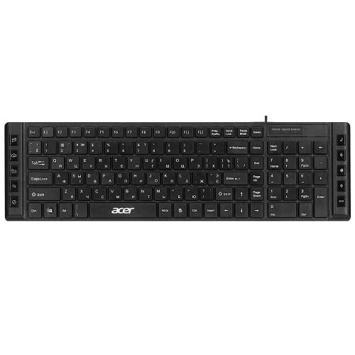 Клавиатура проводная Acer ZL.KBDEE.012 OKW010 115key USB EN/UKR/RU Черный (13464824) - фото 1