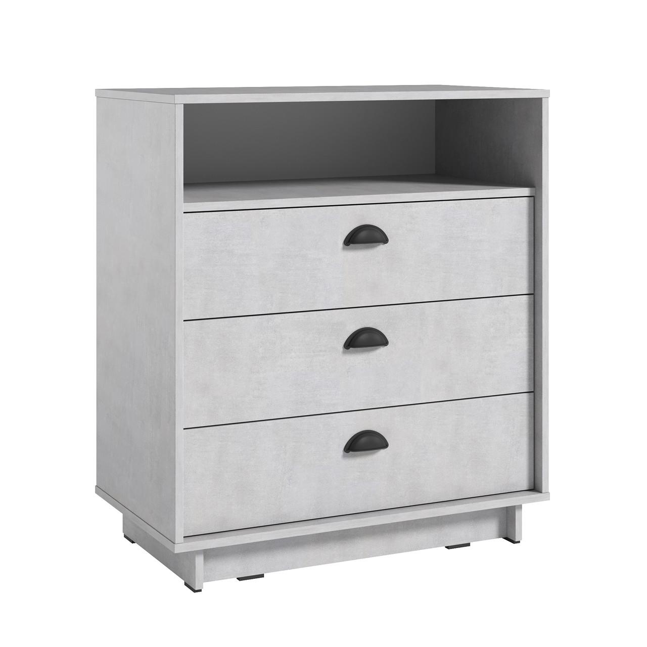 Комод с шухлядами Moreli K-0001 800x900x450 Бетон стайл (mo-K0001-stylebeton) Комод с шухлядами Moreli K-0001 800x900x450 Бетон стайл (mo-K0001-stylebeton)