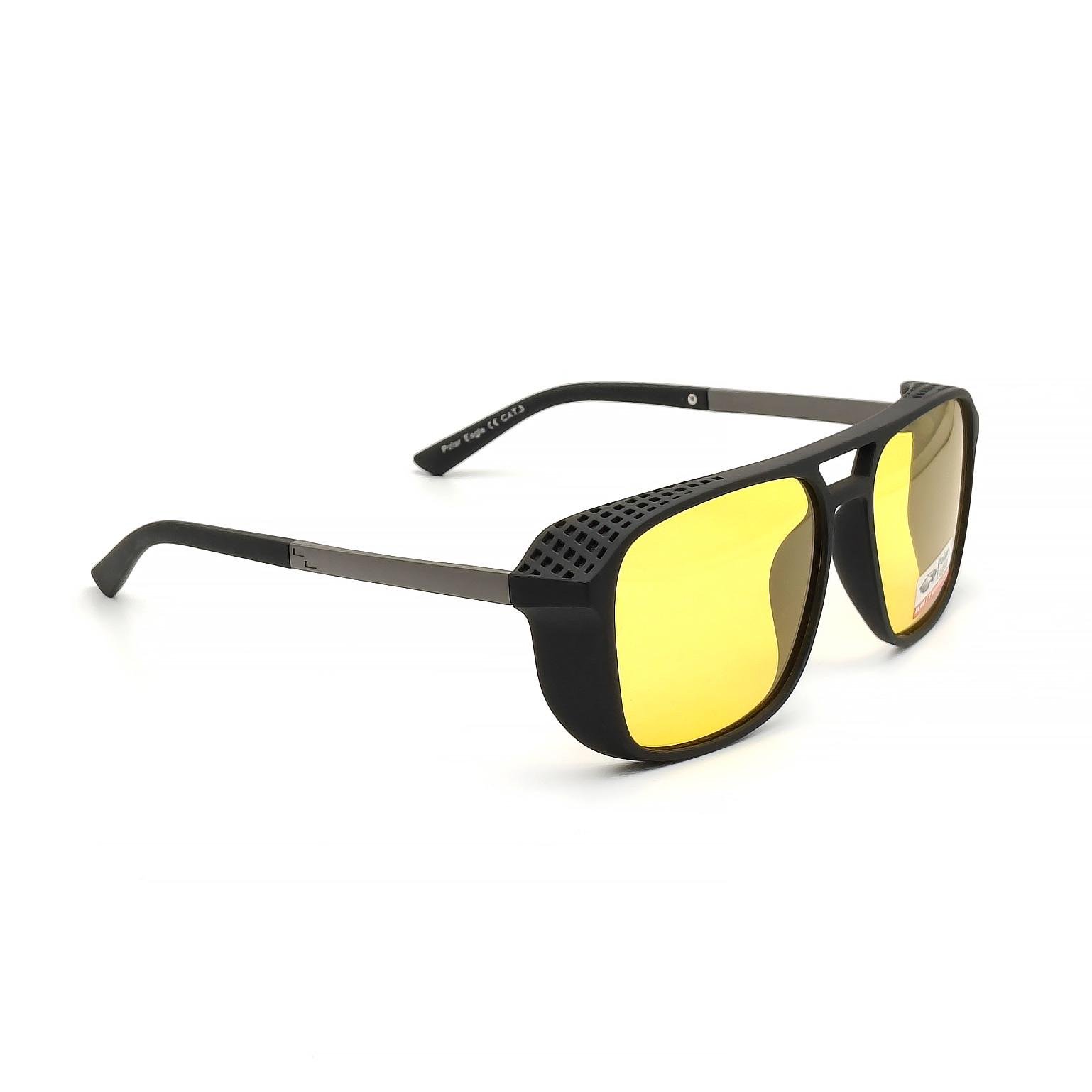 Окуляри для водіїв Polar Eagle 8526 Polarized зі шторками Жовтий (636577) - фото 4 Окуляри для водіїв Polar Eagle 8526 Polarized зі шторками Жовтий (636577) - фото 4