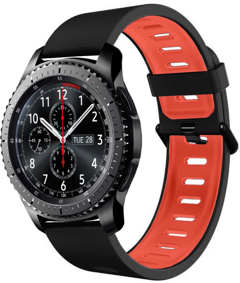 Ремешок Traf для Samsung Gear S3 Black/Red (20424)