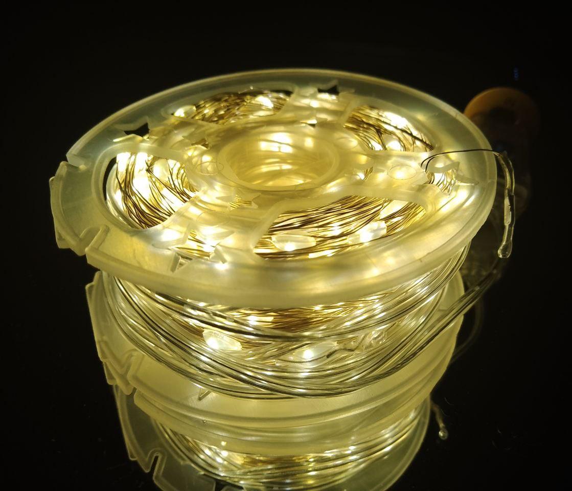 Гірлянда від USB краплі 50 м 500 LED 8 режимів з пультом Теплий білий - фото 2 Гірлянда від USB краплі 50 м 500 LED 8 режимів з пультом Теплий білий - фото 2