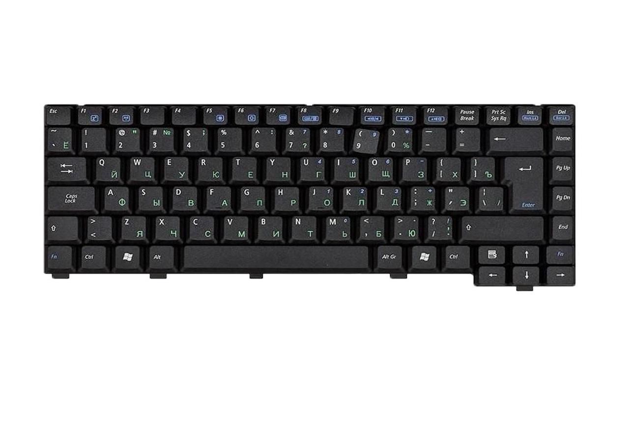 Клавиатура для ноутбука Asus A6000 A6000L матовая (04GNA51KRUS1)