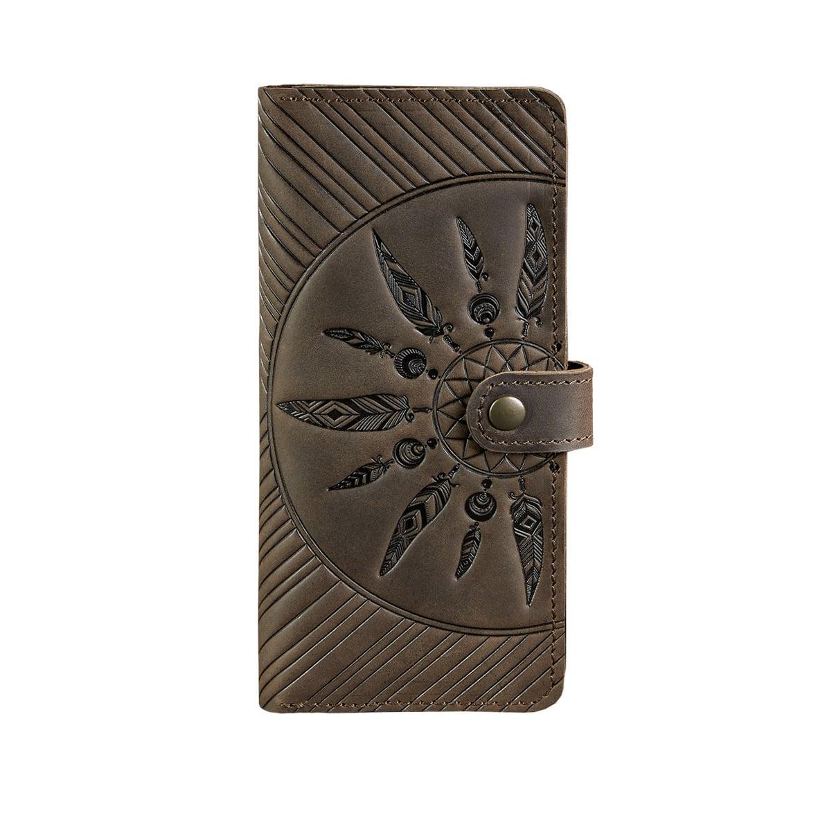 Портмоне шкіряне жіноче BlankNote 7.0 Інді Темно-коричневий (A-026631)