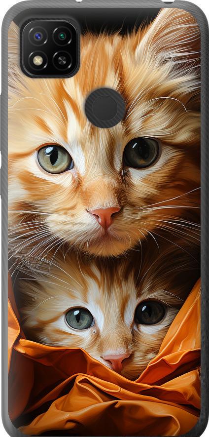 Чехол на Xiaomi Redmi 9C Котики 2 (5664u-2035-42517)
