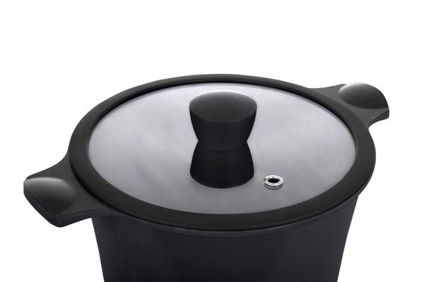 Кастрюля Ringel Zitrone с крышкой 24x16,2 см 5,8 л Black (RG-2108-24/2) - фото 4 Кастрюля Ringel Zitrone с крышкой 24x16,2 см 5,8 л Black (RG-2108-24/2) - фото 4