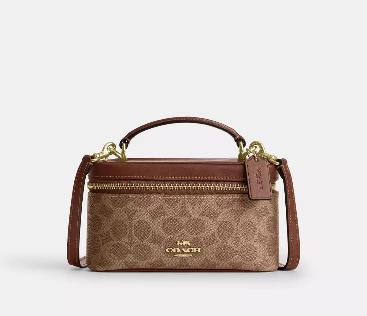 Сумка жіноча Coach Rainer Crossbody Bag 18 CE023 Gold/Tan/Brown (36150725)