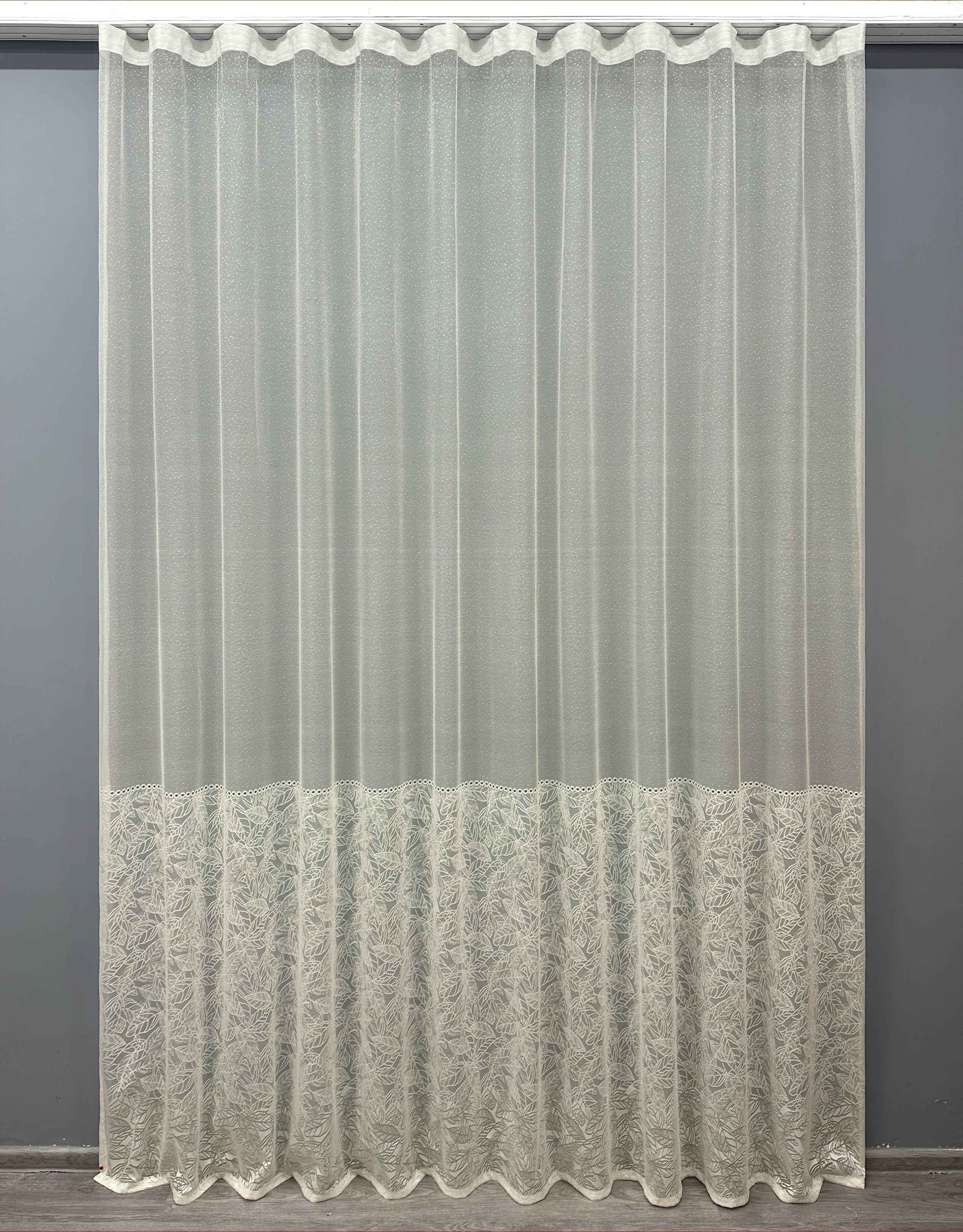 Тюль VR-Textil 1667т жаккард 300х270 см Молочный (42-0683) Тюль VR-Textil 1667т жаккард 300х270 см Молочный (42-0683)