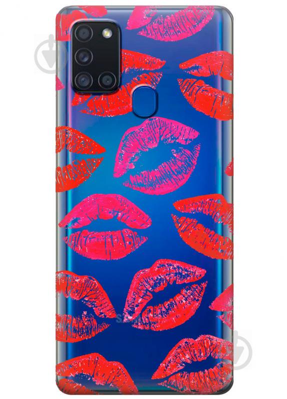 Силиконовый чехол iSwag для Samsung Galaxy A21s Поцелуи (KS2768) Силиконовый чехол iSwag для Samsung Galaxy A21s Поцелуи (KS2768)