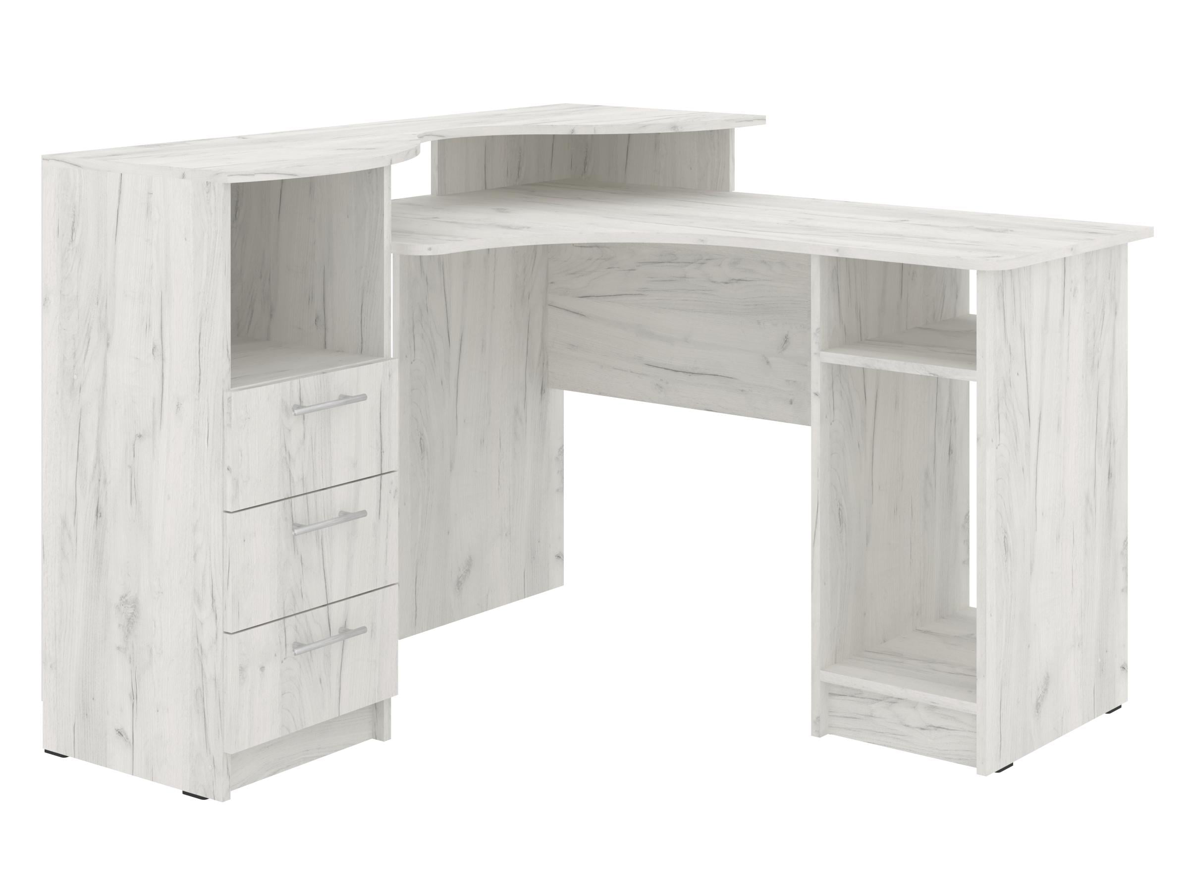 Письменный стол PEHOTIN Атрикс 123х120х75/89 см Дуб крафт (PN-101258)