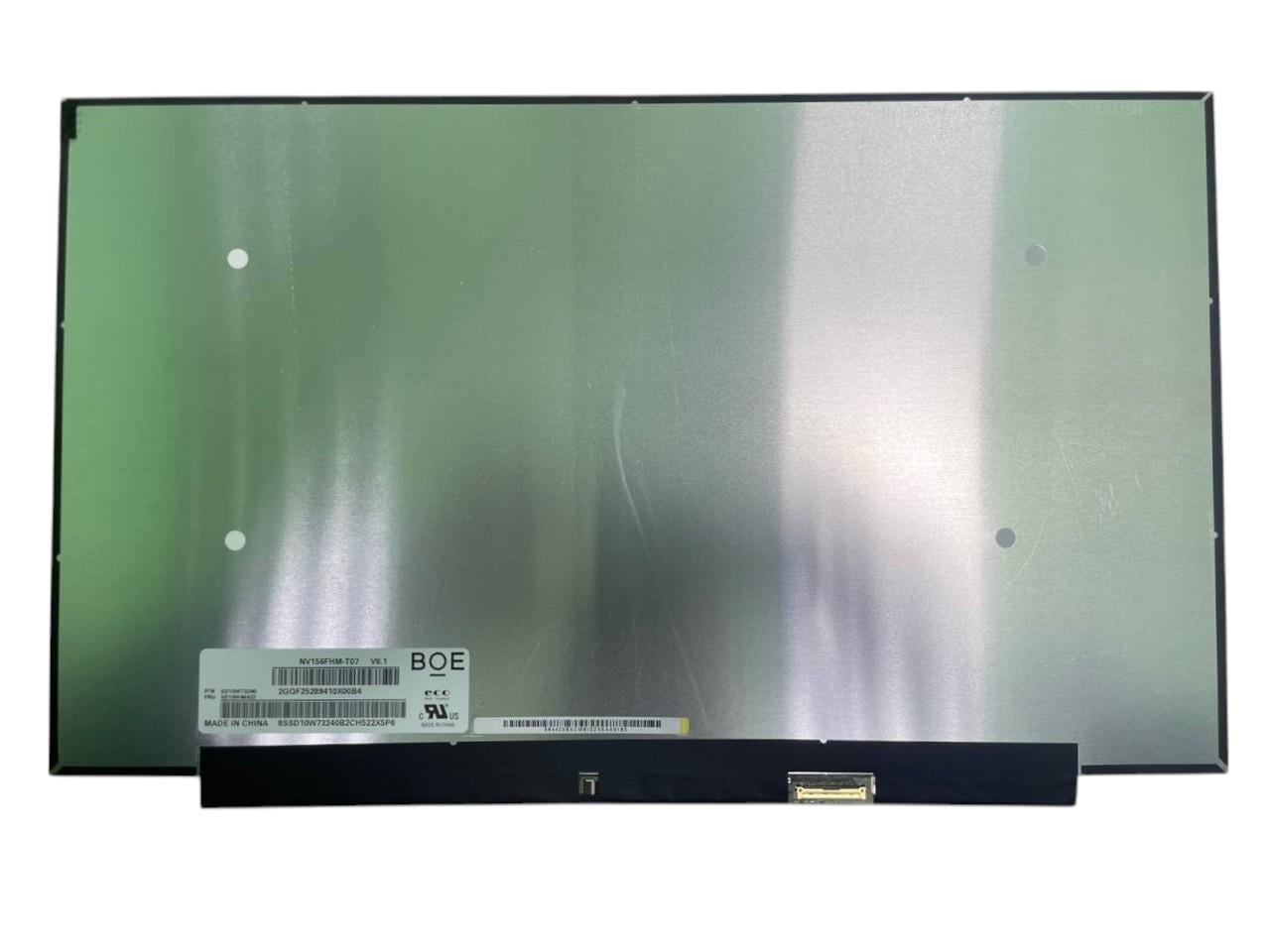 Матрица для ноутбука 15,6" Slim тонкая 40 pin eDP справа 1920x1080 LED ADS без креплений матовая BOE-Hydis NV156FHM-T07 (080539)