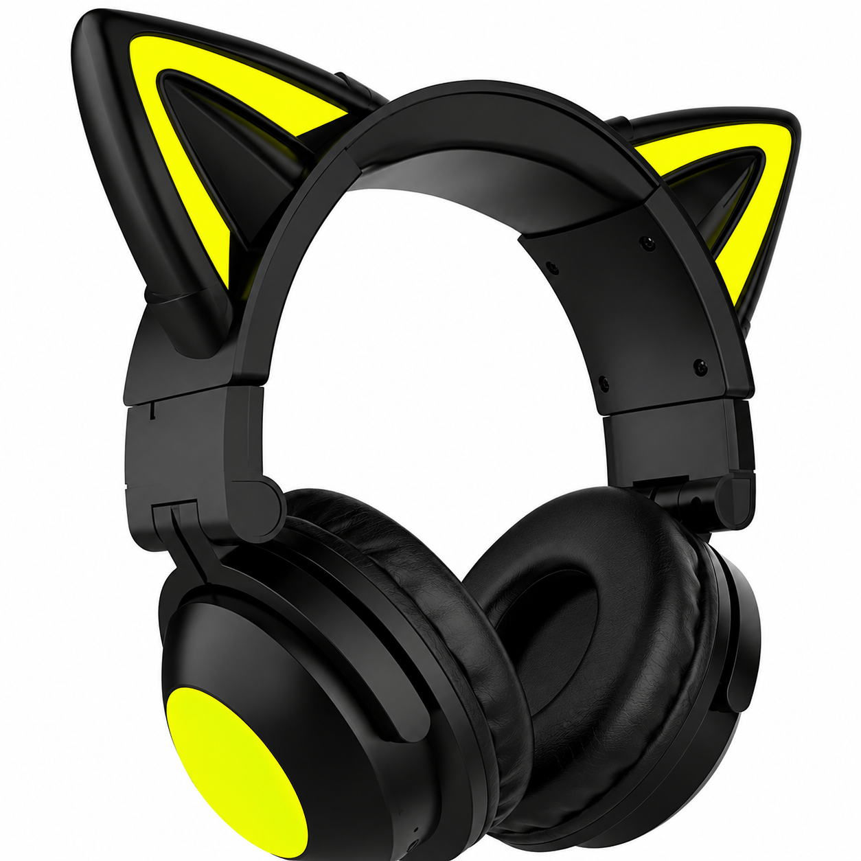 Наушники беспроводные ZW-068 Bluetooth 5.0 RGB с кошачьими ушками (1013-854-00)
