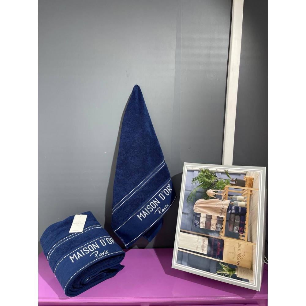 Набор полотенец Maison D'or 50х100/85х150 см Navy/White