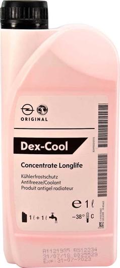 ᐉ Антифриз GM Dex-Cool Longlife 1 л Красный (1940678)