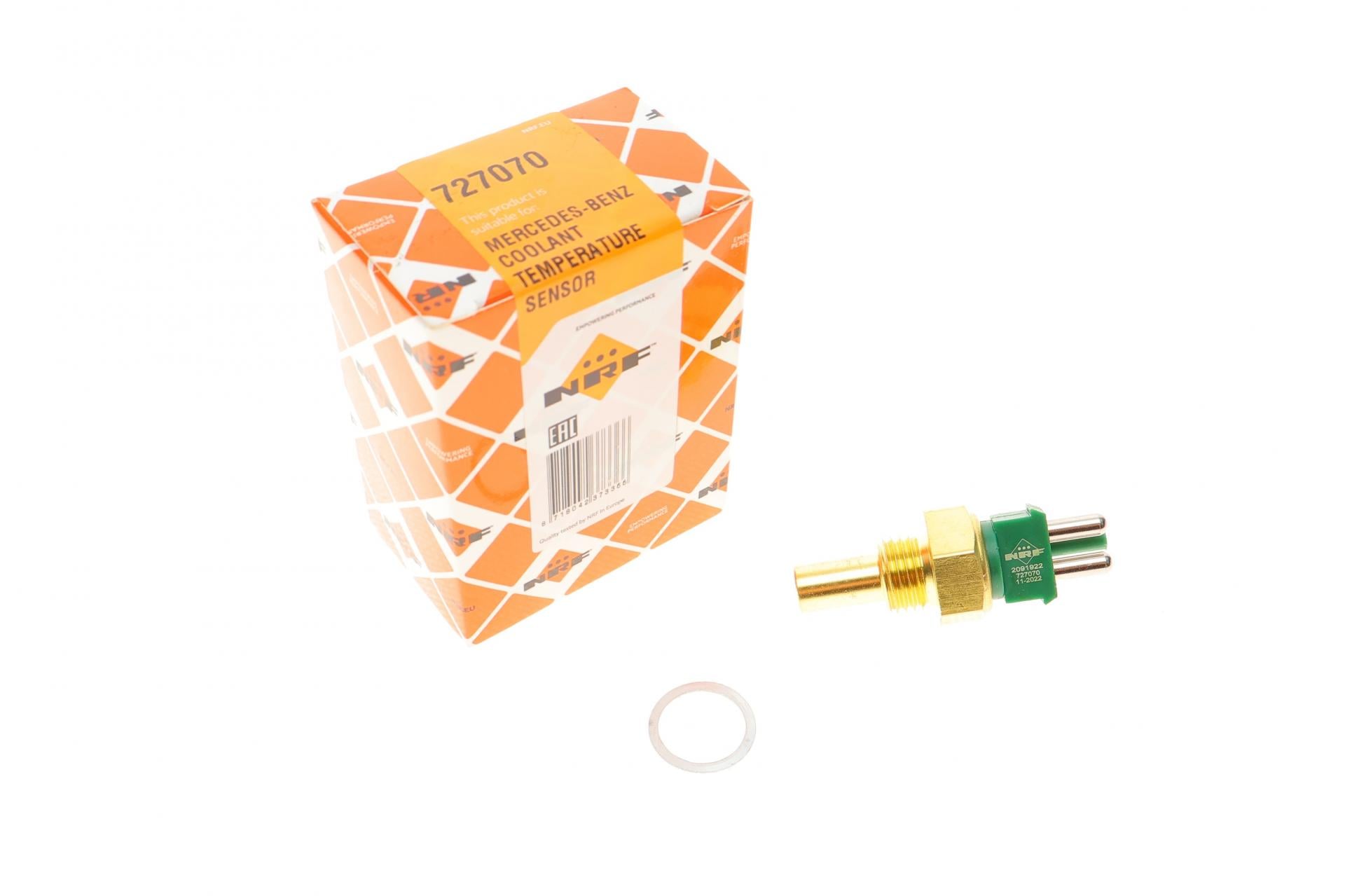 Датчик температуры охлаждающей жидкости Mercedes Sprinter 2,2-3.4D 84-06 OM601-604 M14x1,5 2 (727070)