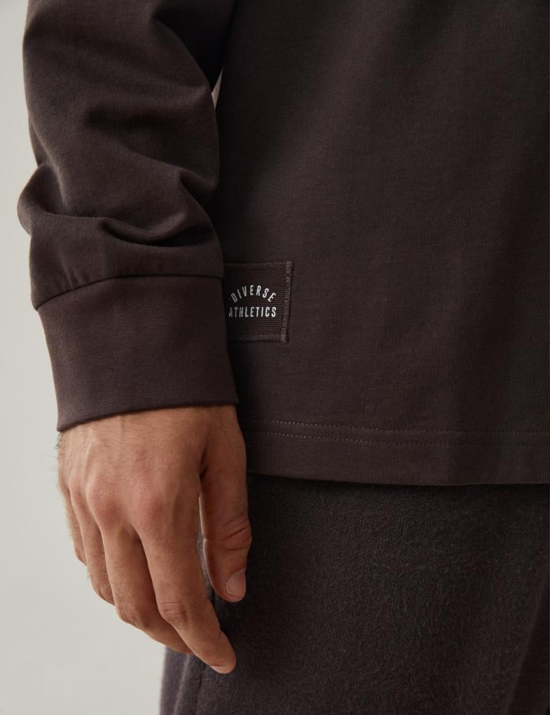 Лонгслів чоловічий Diverse ATH LG 3 235 2XL Темно-коричневий (5902598911940) - фото 4 Лонгслів чоловічий Diverse ATH LG 3 235 2XL Темно-коричневий (5902598911940) - фото 4