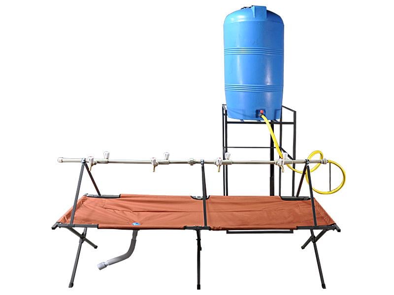 Умывальник Kompred OL653 раскладной полевой металлический с баком 250 л