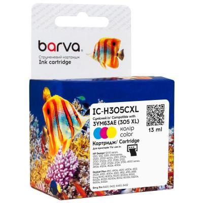 Картридж Barva HP 305XL Color/3YM63AE 13 мл (IC-H305CXL)