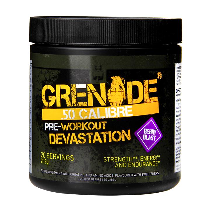 Комплекс предтренеровочный Grenade Pump 50 Caliber Pre Workout Berry burst 232 g