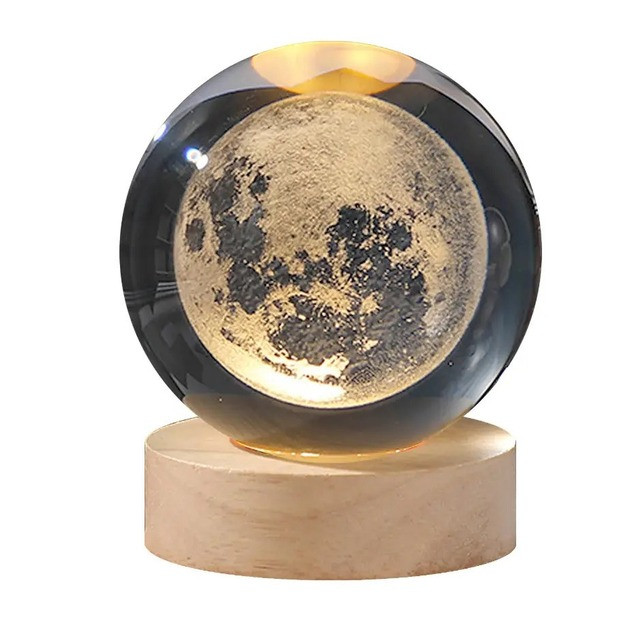 Ночник декоративный 3D Планета Земля с LED подсветкой USB (2479517027)
