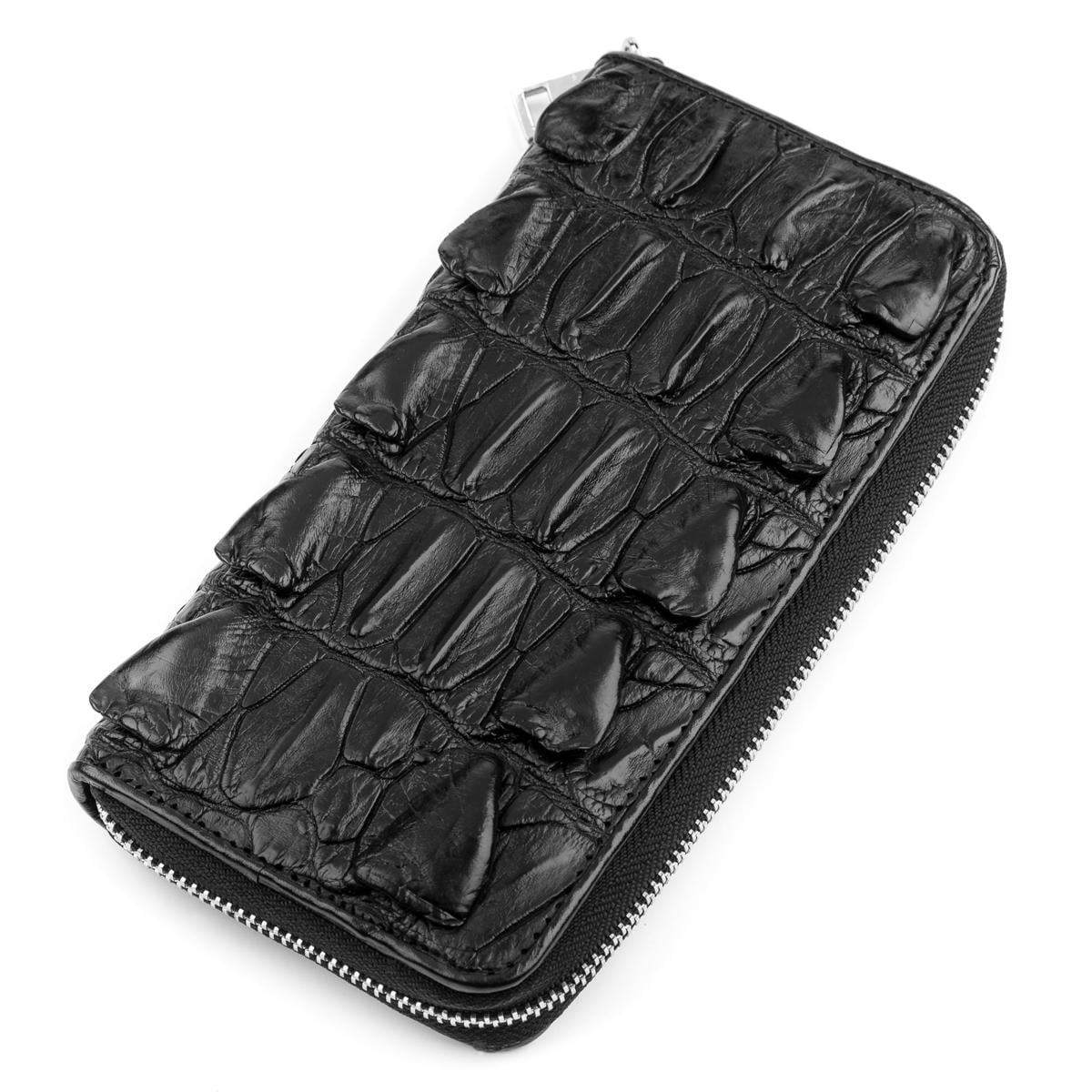 Кошелек Crocodile leather 18249 кожа Черный (23298)