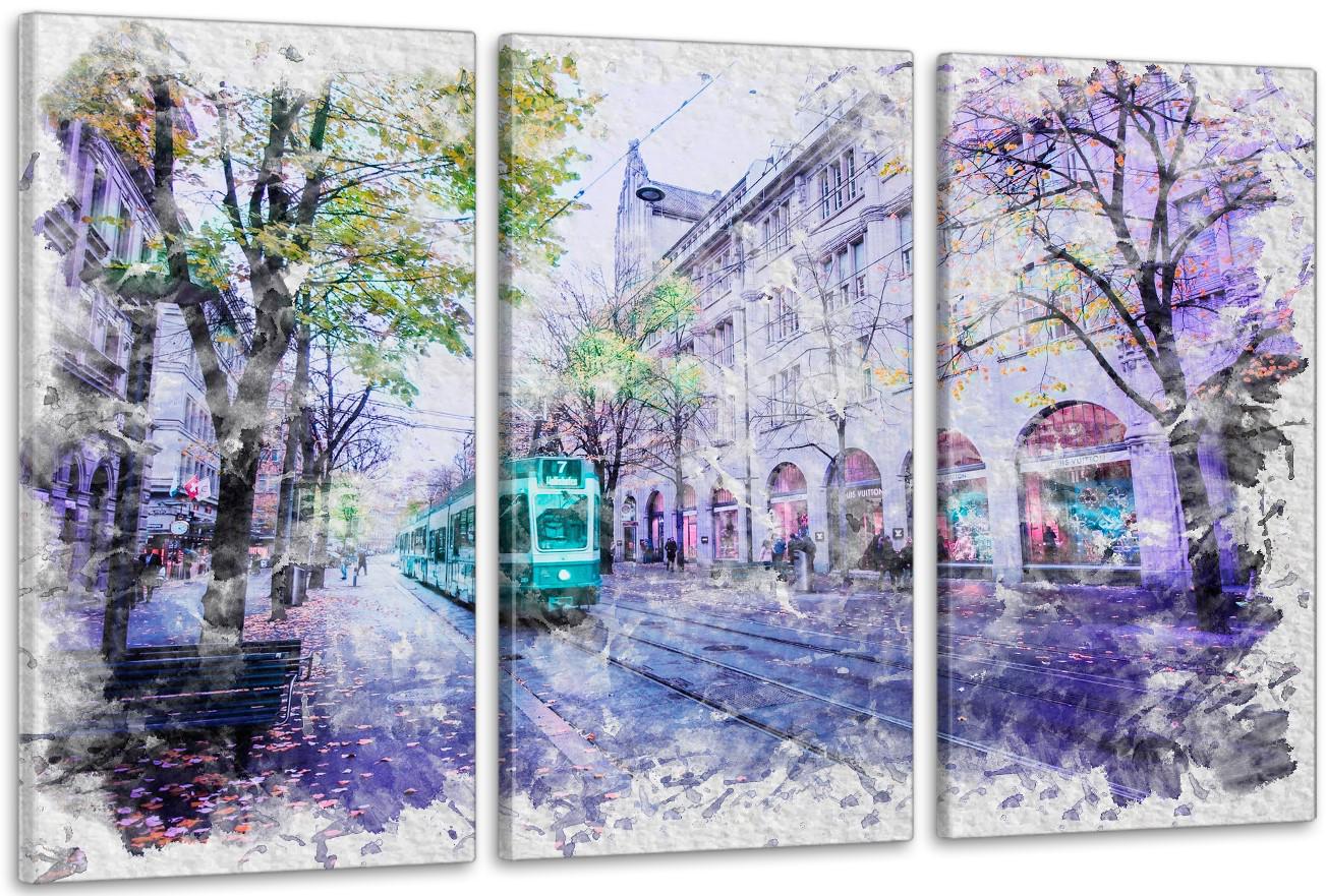 Картина модульная в гостиную/спальню Местные цвета 70х130 см (ART-223_3A)