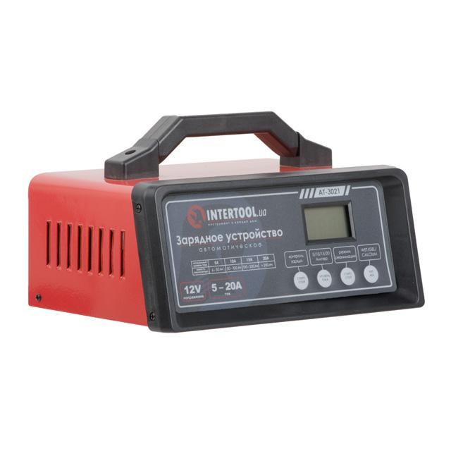 Зарядное устройство Intertool AT-3021 c режимом десульфатации аккумулятора 12 В 5/10/15/20 А 230 В (8918555) - фото 2