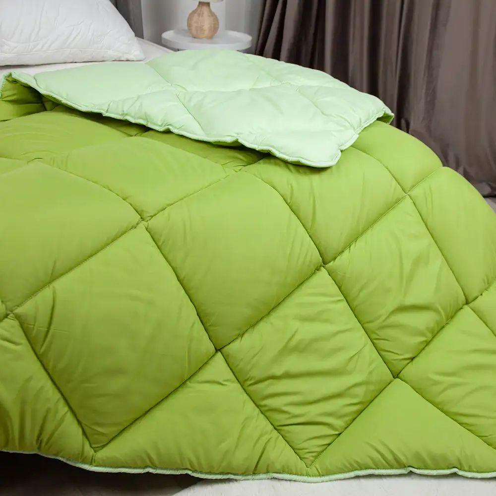 Одеяло зимнее ТЕП Alaska гипоаллергенное 450 г/кв. м полуторная 150x205 см Оливковая (11490150205)