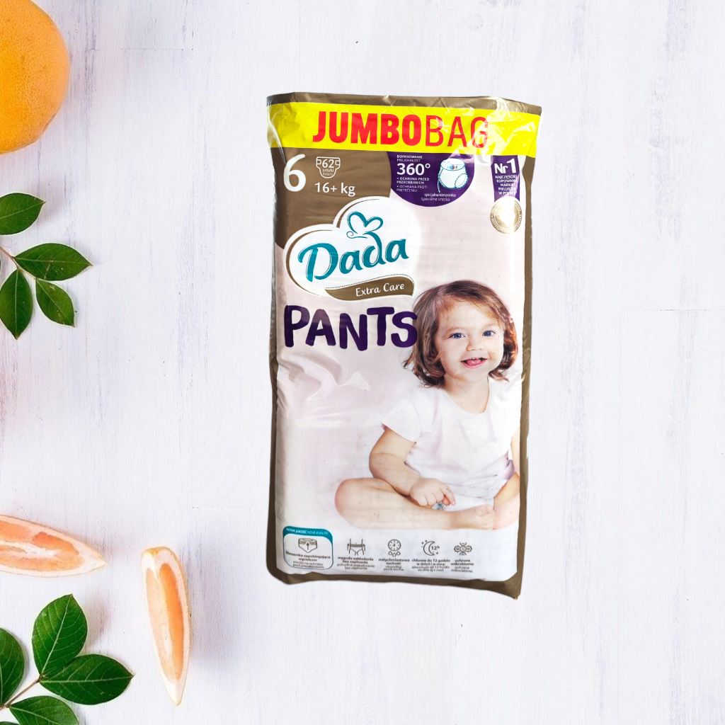 Підгузки-трусики Dada Extra Care Jumbobag 6 16+кг 62 шт. (160140-1)