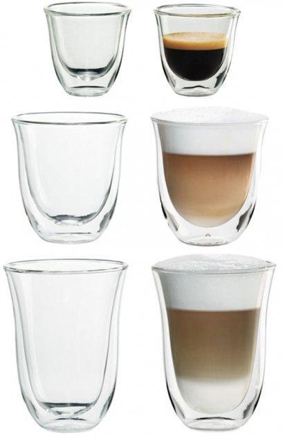 Набір склянок DeLonghi DLSC302 MIX 90/270/330 мл 6 шт. - фото 2 Набір склянок DeLonghi DLSC302 MIX 90/270/330 мл 6 шт. - фото 2