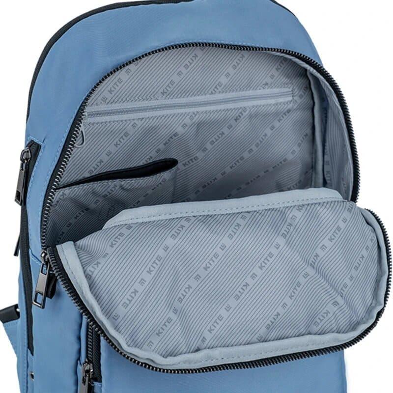 Школьный рюкзак подростковый KITE Education teens 2589S-4 9 л Голубой (K24-2589S-4) - фото 18