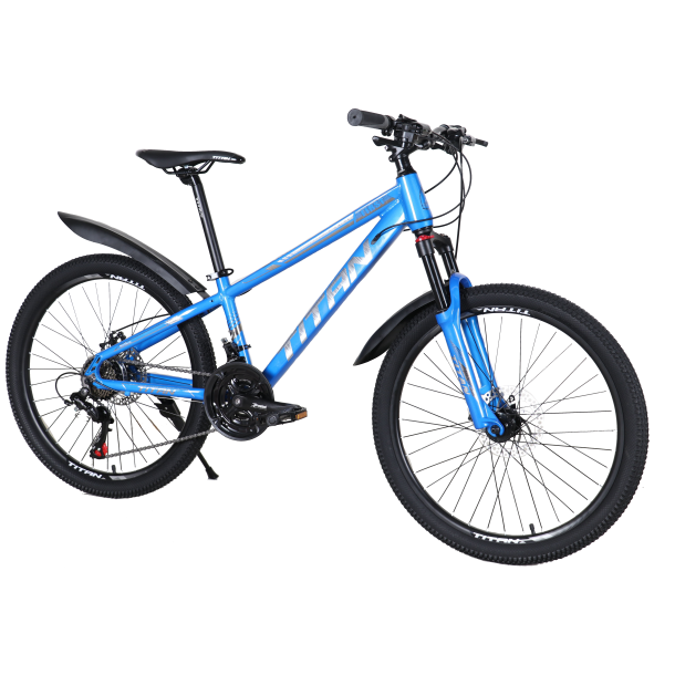 Велосипед подростковый Titan First 2021 Shimano 26" 13" Синий