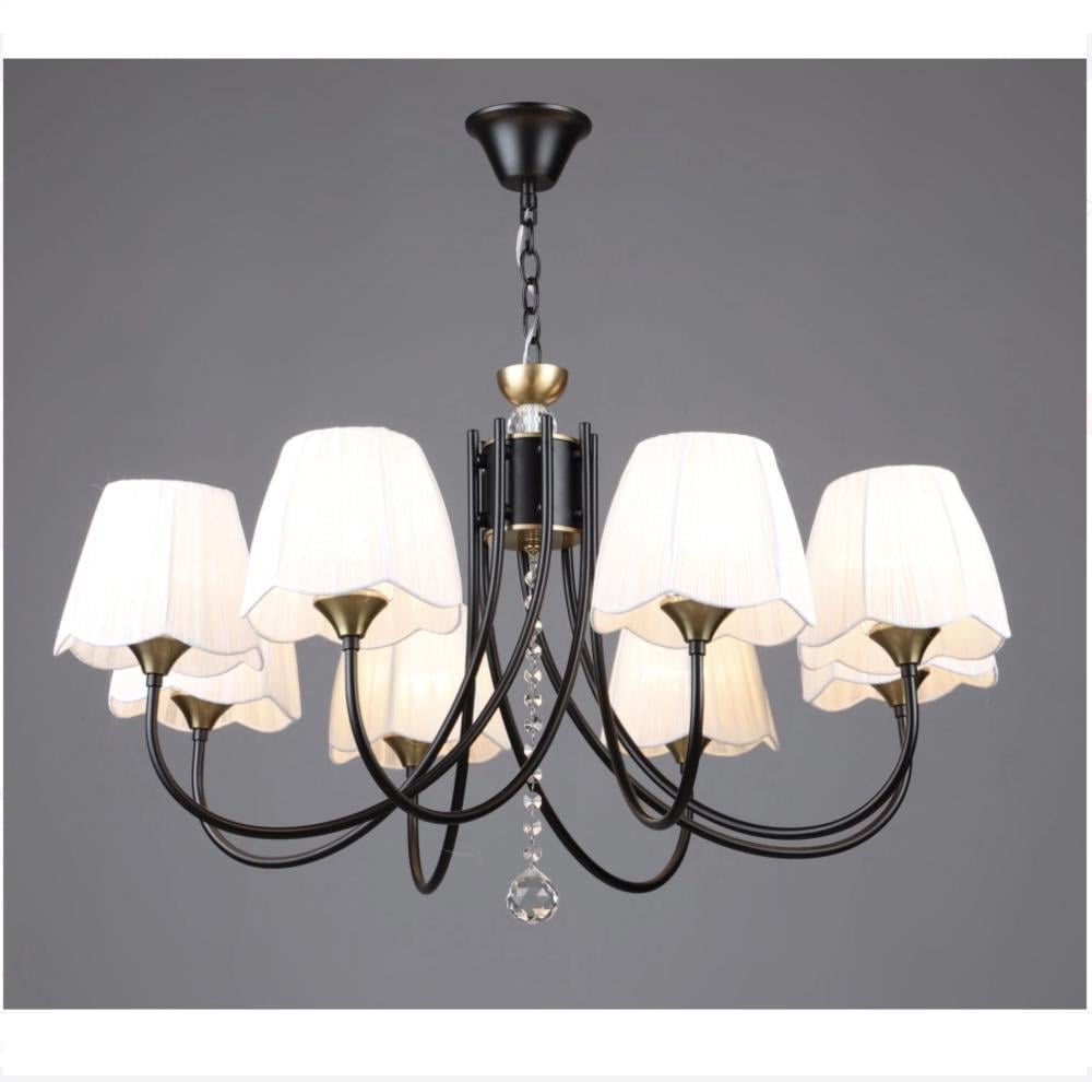 Люстра подвесная классическая Sirius B NH6442/8 BK+COP (28685945)