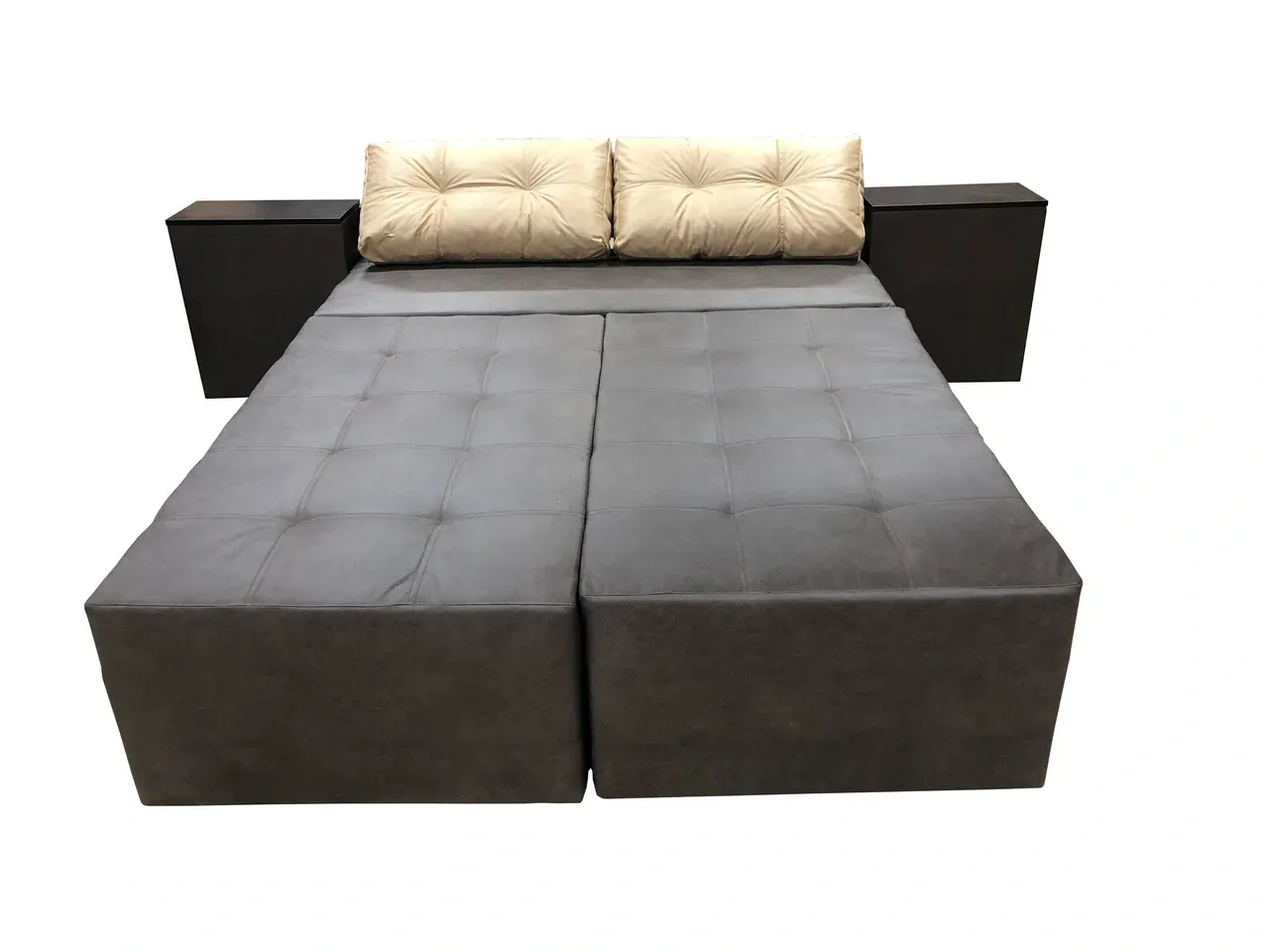 Диван трансформер Домино 270х105 см Серый/Бежевый (29557854) - фото 8 Диван трансформер Домино 270х105 см Серый/Бежевый (29557854) - фото 8