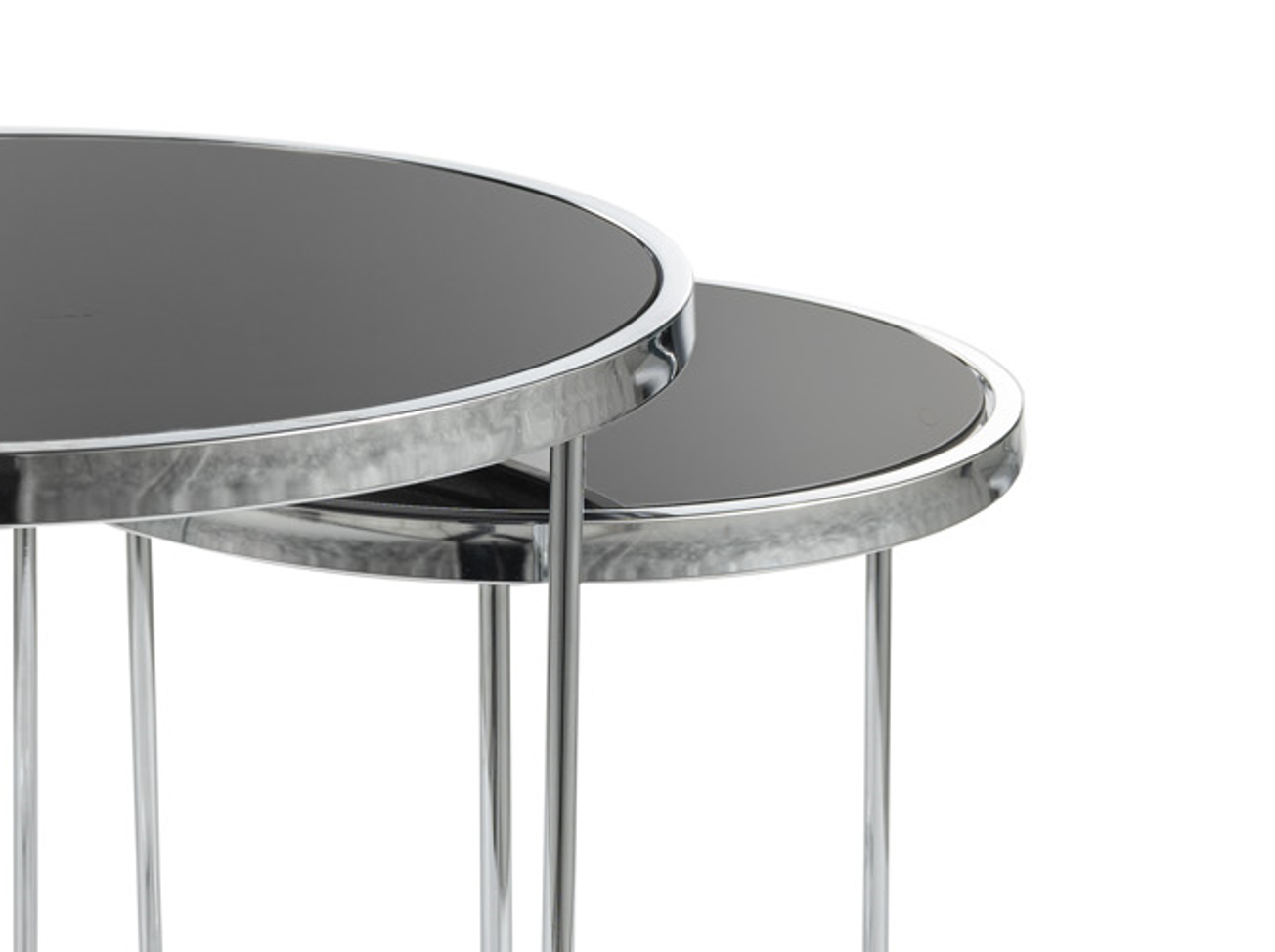 Журнальный столик Signal SALVA комплект Черный/Хром (SALVACCH) - фото 2 Журнальный столик Signal SALVA комплект Черный/Хром (SALVACCH) - фото 2