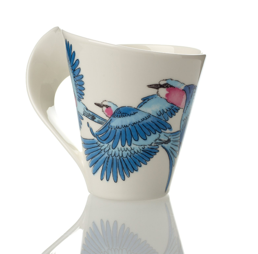 Чашка для кофе Villeroy & Boch NewWave Lilac Breasted Roller 240 мл (1042009100) - фото 5 Чашка для кофе Villeroy & Boch NewWave Lilac Breasted Roller 240 мл (1042009100) - фото 5