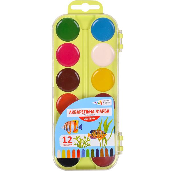Акварельные краски медовые 12 цв. (312046/Cr 4820072539958)