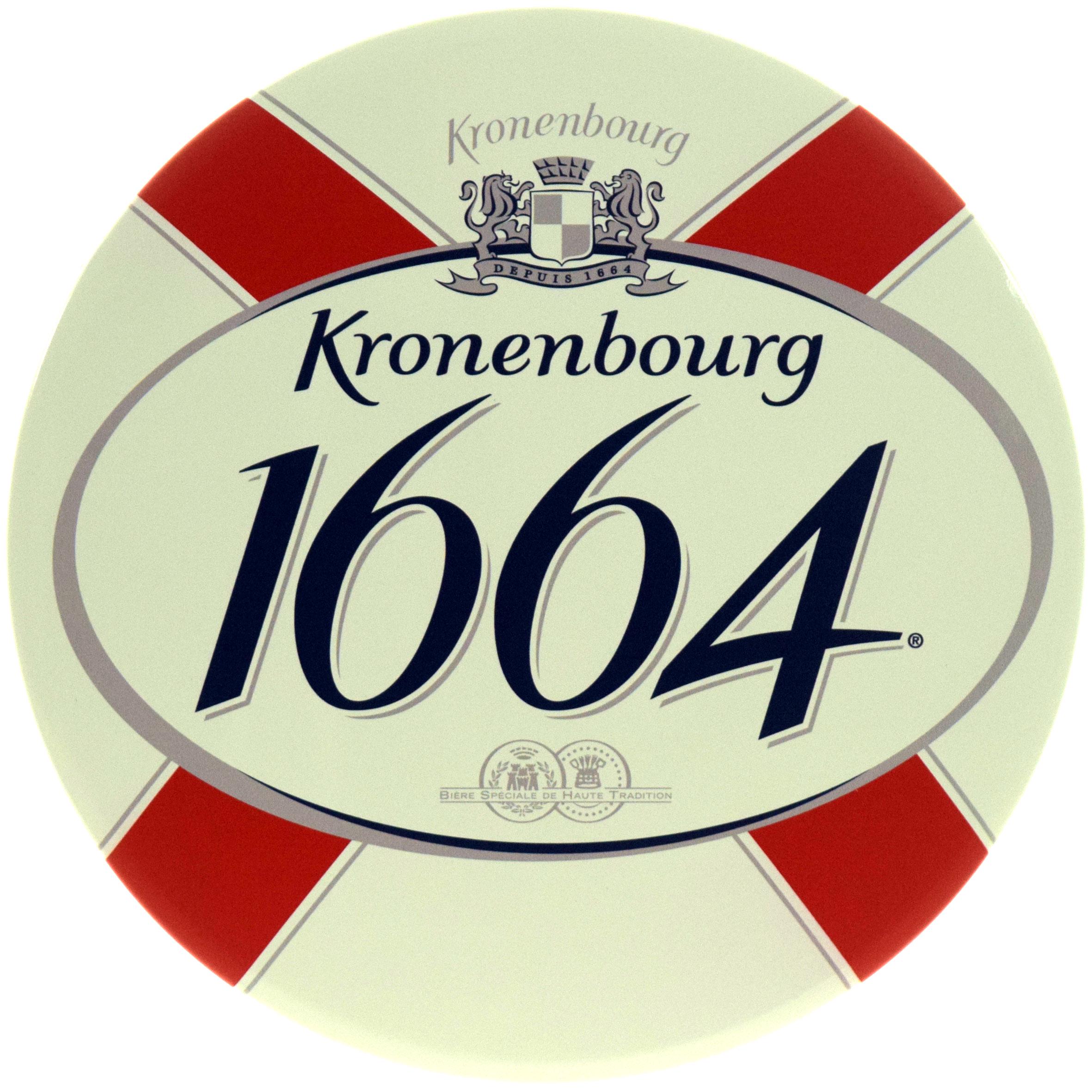 Табличка металлическая Kronenbourg 1664 30 см (ms-104651) - фото 1 Табличка металлическая Kronenbourg 1664 30 см (ms-104651) - фото 1