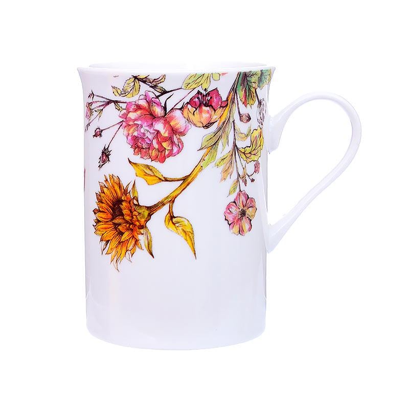 Чашка фарфоровая Lefard Лето 300 мл Белый (358-951)