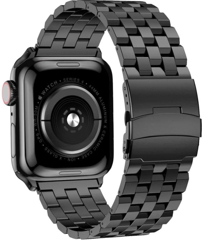 Ремешок стальной BeWatch для Apple Watch series 3/4/5/6 с шириной корпуса 38/40 мм Черный (1024401)