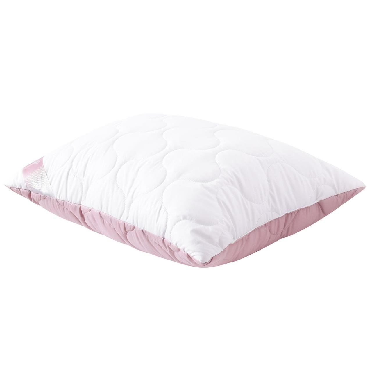 Подушка IDEIA Soft искусственный пух 50x70 см Белый/Пудрая (25898161)