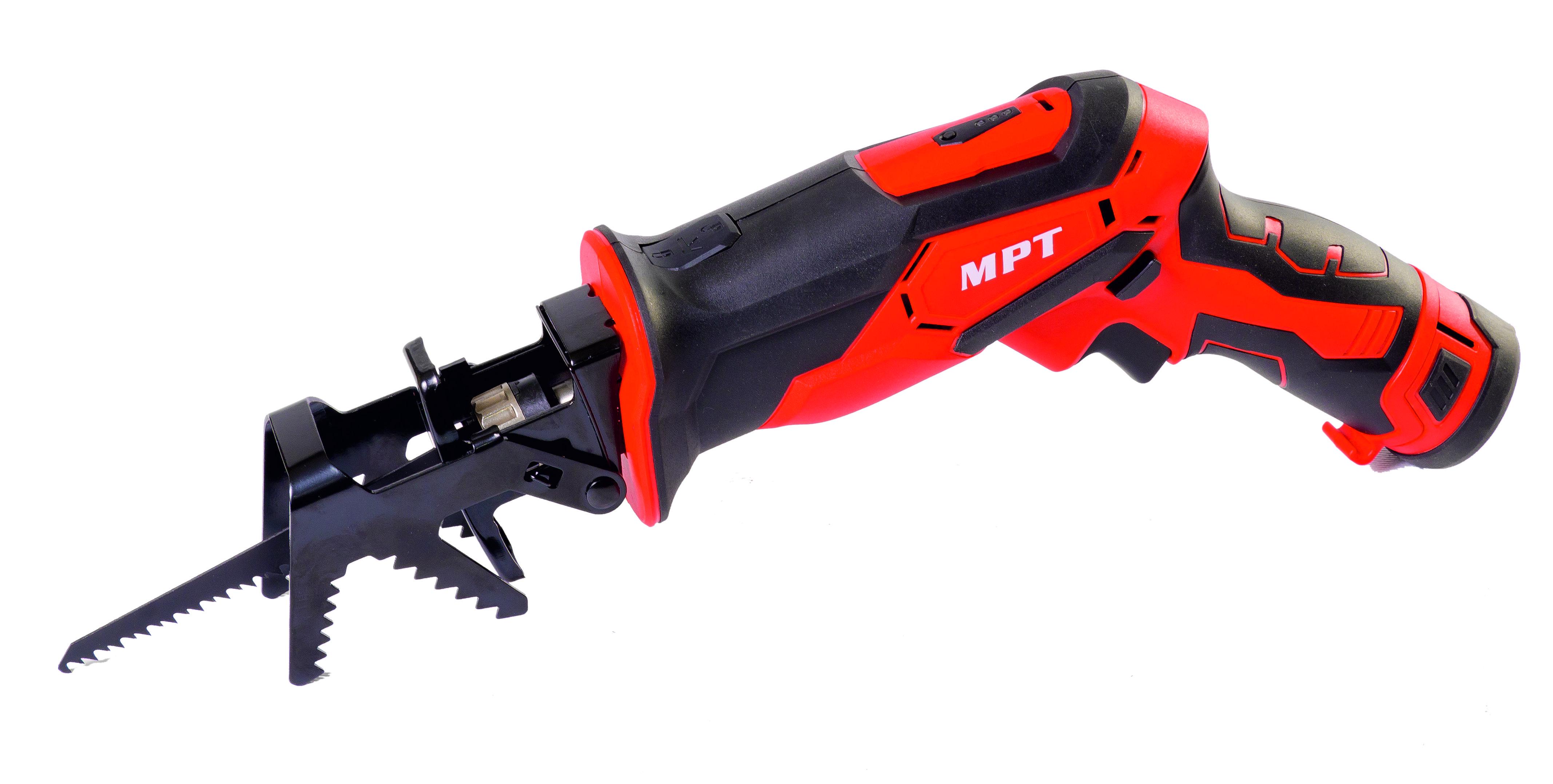 Пила шабельна акумуляторна MPT GM 12 V Li-ion 2 Ач 0-2900 об/мин. (Арт.Кейс: MCRS1203.A1)