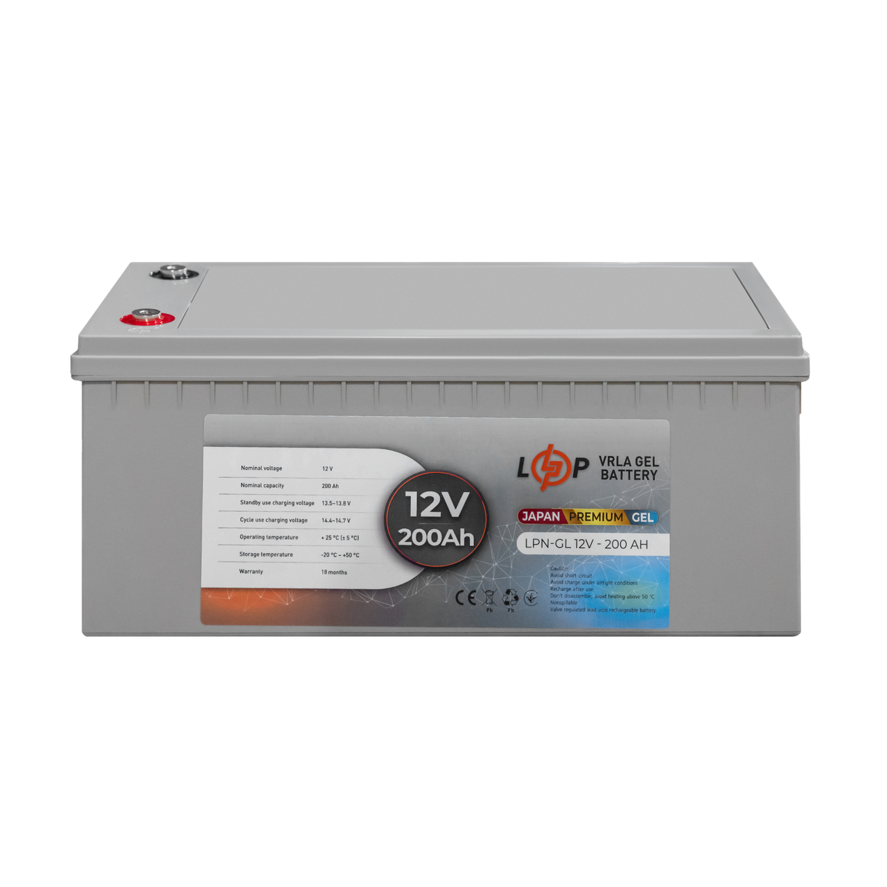 Аккумулятор гелевый LPN-GL 12V-200 Ah - фото 2 Аккумулятор гелевый LPN-GL 12V-200 Ah - фото 2