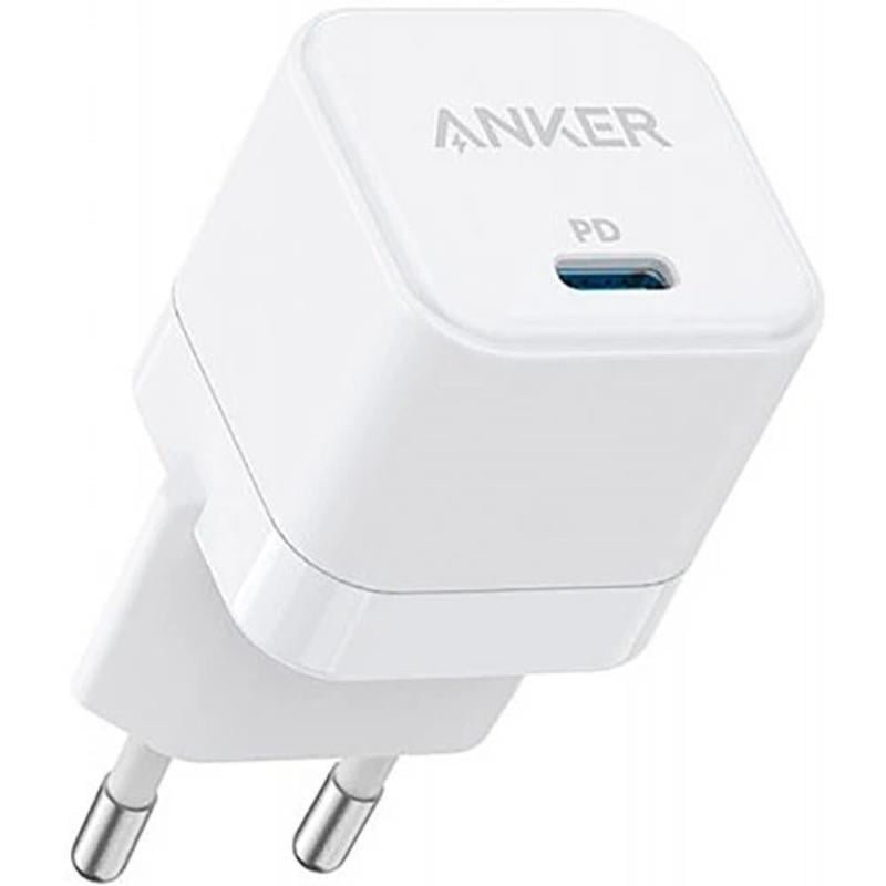 Блок живлення Anker PowerPort III 20 Вт USB‑C PD Білий (30106232)