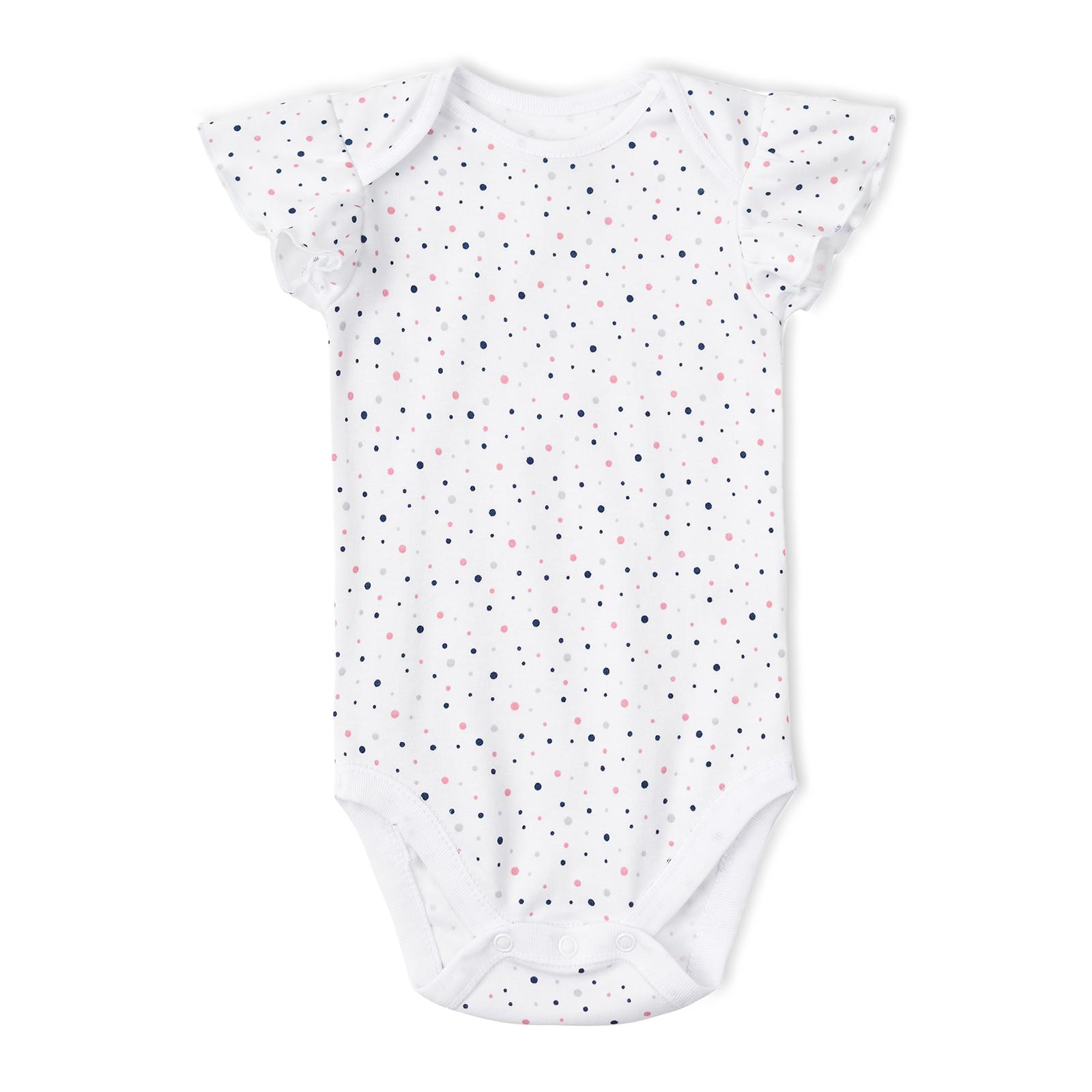 Боди с коротким рукавом Горошки 9-12 мес. 74-80 см