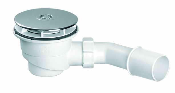 Сифон для піддона McAlpine 90 мм Хром (HC27-CPN-PB)